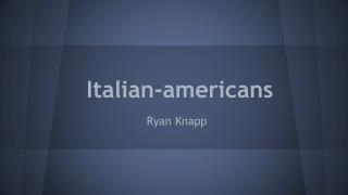 Italian-americans