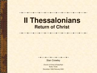 II Thessalonians