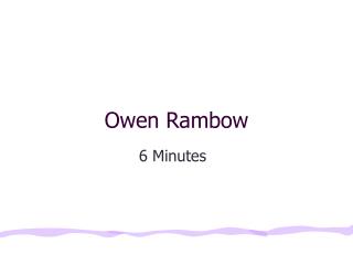 Owen Rambow