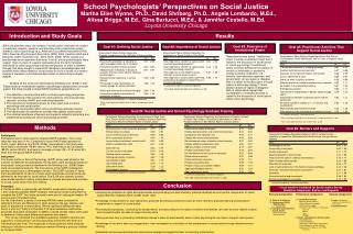 School Psychologists’ Perspectives on Social Justice