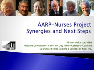 AARP-Nurses Project Synergies and Next Steps