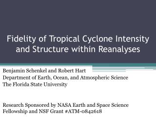 Fidelity of Tropical Cyclone Intensity and Structure within Reanalyses