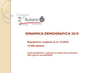 DINAMICA DEMOGRAFICA 2010