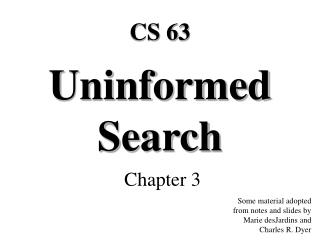 Uninformed Search