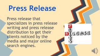 Boilerplate Press Release