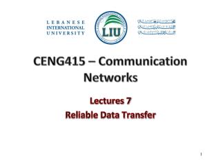 CENG415 – Communication Networks