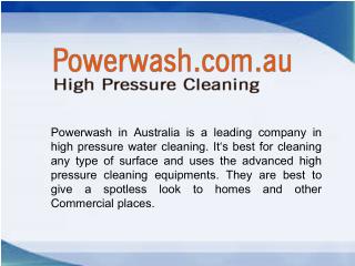 Best Gold Coast High Pressure Cleaning Services