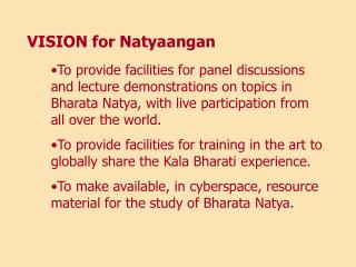 VISION for Natyaangan