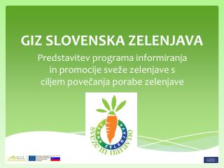 GIZ SLOVENSKA ZELENJAVA