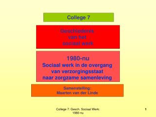 Geschiedenis van het sociaal werk