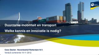 Duurzame mobiliteit en transport