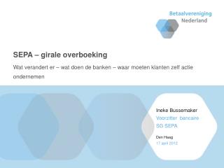 SEPA – girale overboeking