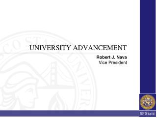 UNIVERSITY ADVANCEMENT