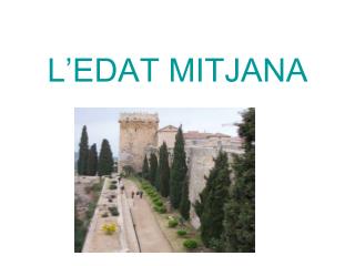 L’EDAT MITJANA