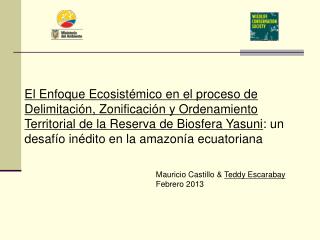 Mauricio Castillo &amp; Teddy Escarabay Febrero 2013
