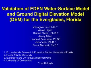 Zhongwei Liu, Ph.D. 1 * Aaron Higer 1 Dianne Owen , Ph.D. 2 Jenny Allen 2