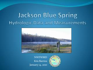 Jackson Blue Spring Hydrologic Data and Measurements