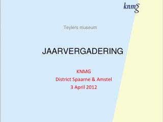 JAARVERGADERING