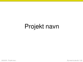 Projekt navn