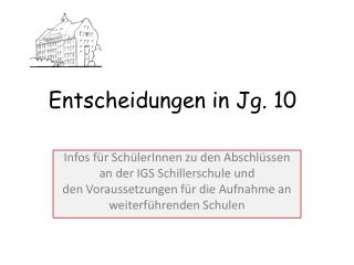 Entscheidungen in Jg. 10