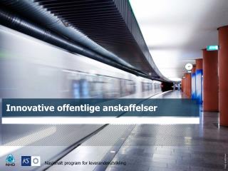 Innovative offentlige anskaffelser