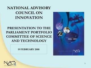 NATIONAL ADVISORY COUNCIL ON INNOVATION