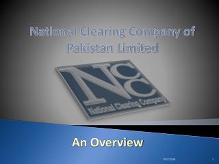 National Clearing Company of Pakistan Limited