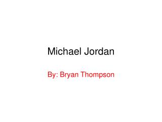 Michael Jordan