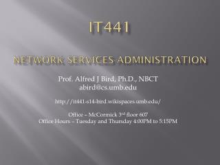 IT441 Network Services Administration