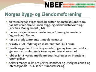 Norges Bygg- og Eiendomsforening