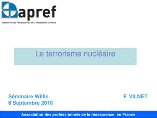 Le terrorisme nucléaire