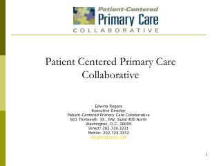 Patient Centered Primary Care Collaborative