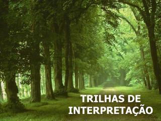 TRILHAS DE INTERPRETAÇÃO