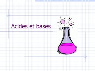 Acides et bases