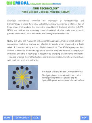 Illustration of Nano Biotech Colloidal Micelles.