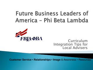 Future Business Leaders of America – Phi Beta Lambda