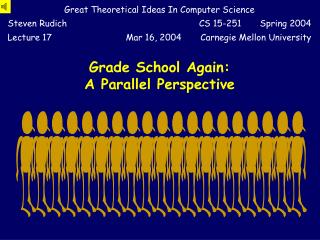 Grade School Again: A Parallel Perspective