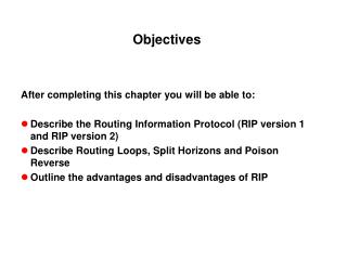 Objectives