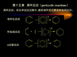 第十五章 周环反应（ pericyclic reactions ）