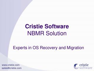 Experts in OS Recovery and Migration