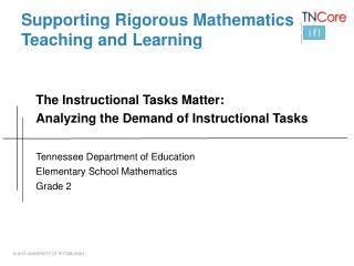 Supporting Rigorous Mathematics Teaching and Learning