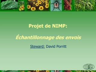 Projet de NIMP: Échantillonnage des envois