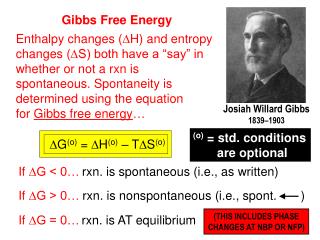 Gibbs Free Energy