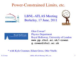 Power-Constrained Limits, etc.