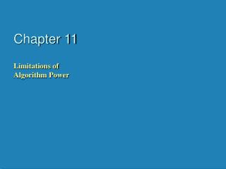 Chapter 11