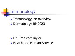 Immunology