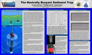 The Neutrally Buoyant Sediment Trap A new tool for “Twilight Zone” exploration