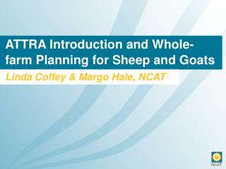 ATTRA Introduction and Whole-farm Planning for Sheep and Goats