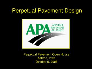 Perpetual Pavement Design