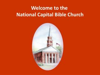 Welcome to the National Capital Bible Church